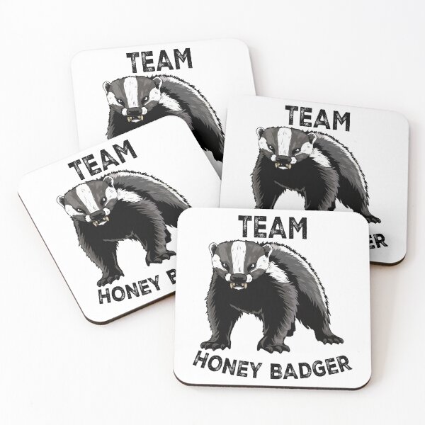 Item preview, Team Honey Badger designed and sold by Angry Swan Designs.