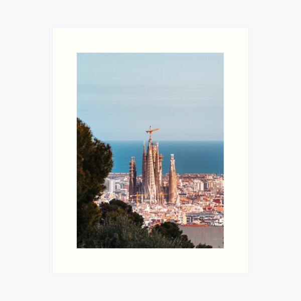 Item preview, Barcelona city view designed and sold by Gabriel Tudor.