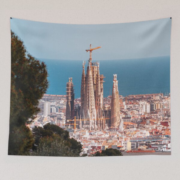 Item preview, Barcelona city view designed and sold by Gabriel Tudor.