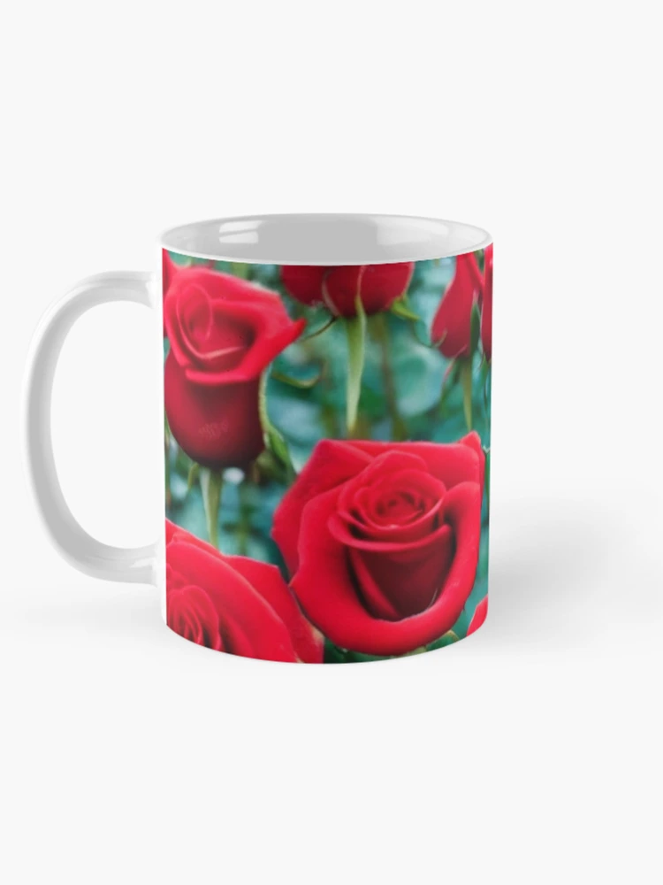 Thumbnail 5 of 6, Coffee Mug, Beautiful Red Roses designed and sold by GypsyMerch.