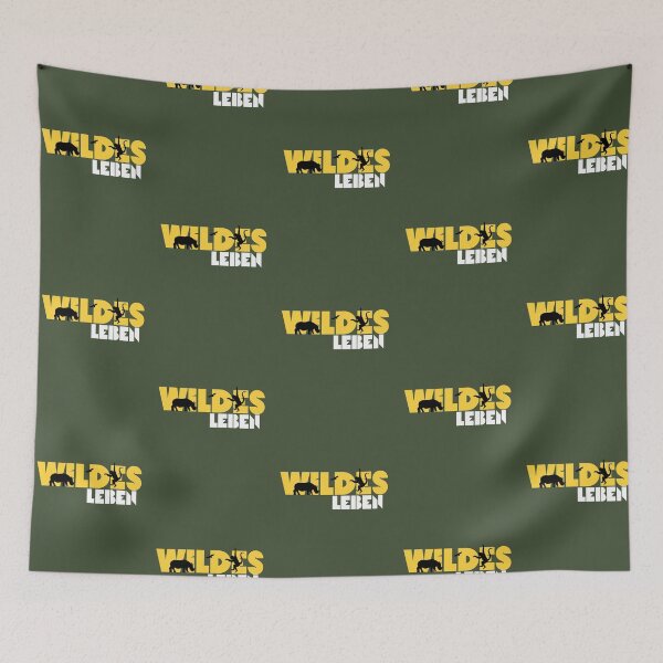 Item preview, Wildes Leben | Green Background designed and sold by RM-Journey.