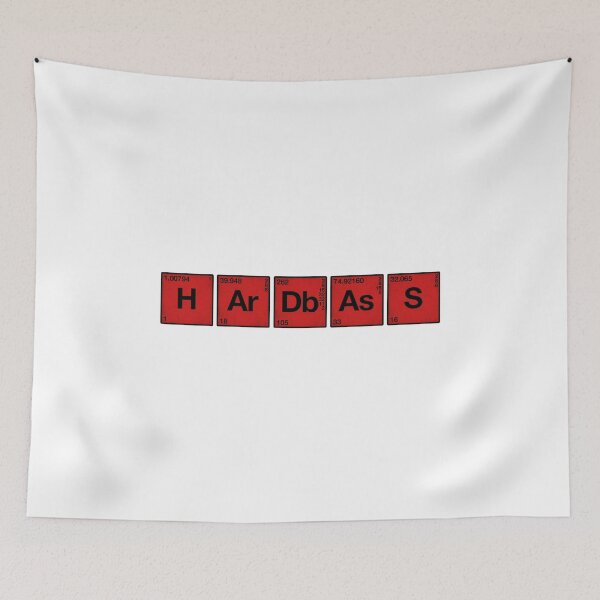 Item preview, Hardbass Hardstyle periodic table of elements PSE designed and sold by anziehend.