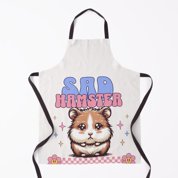 Item preview, Adorable Sad Hamster Illustration with Stars designed and sold by IdeasDream.