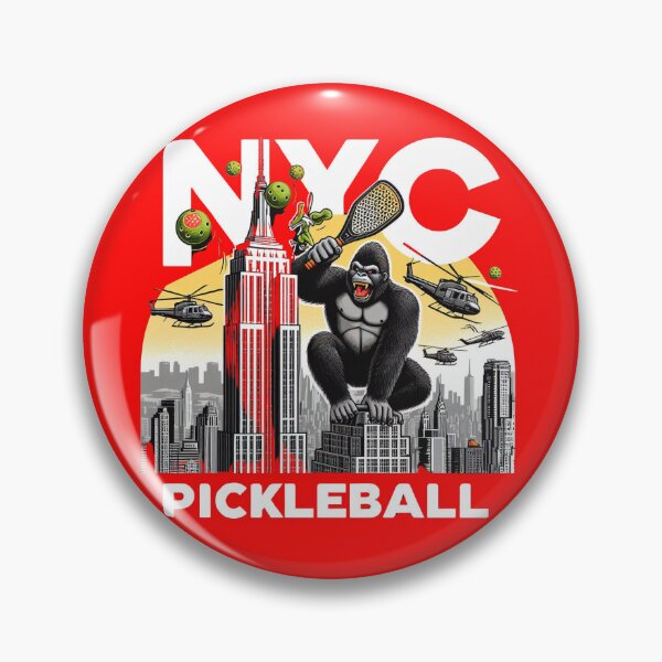 Item preview, Pickleball New York NYC Skyline King Kong designed and sold by BattlefoxxEarth.