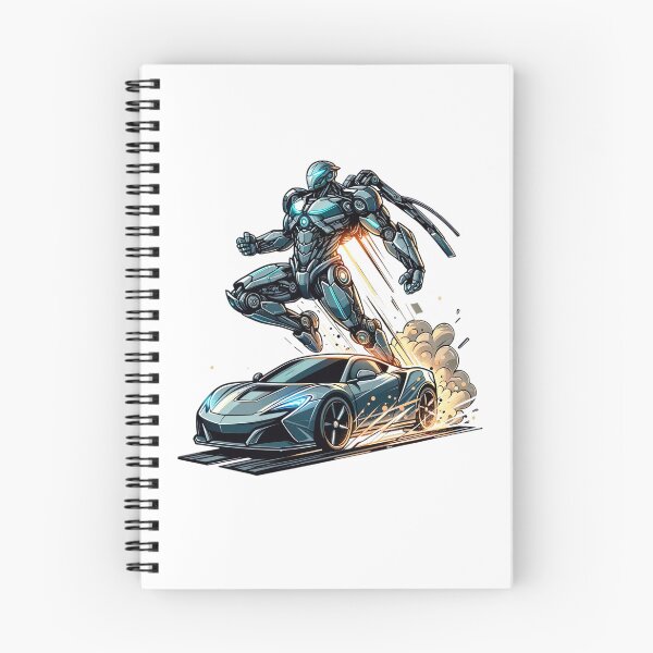 Item preview, Speed and Steel: The Fusion of High-Tech Robotics and Supercar Power! designed and sold by jgvisualarts.