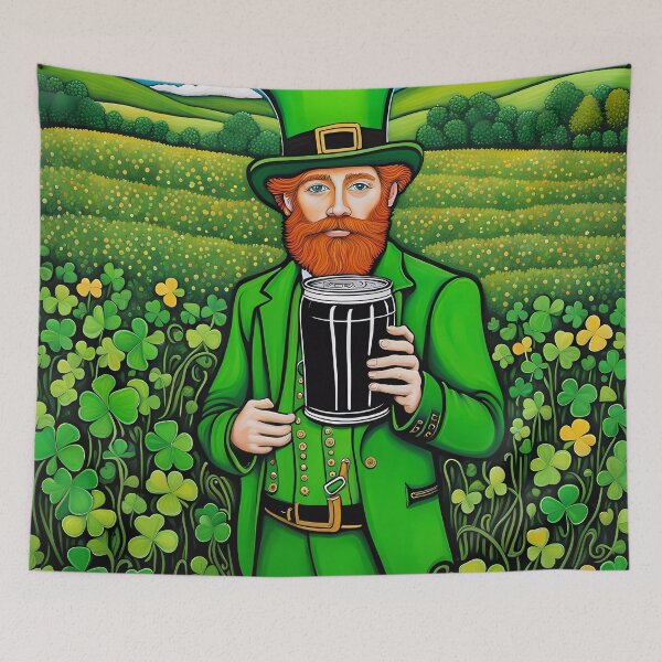 Item preview,  Folk Art Leprechaun  designed and sold by Colin Bentham.