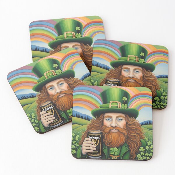Item preview, Folk Art Leprechaun  designed and sold by Colin Bentham.