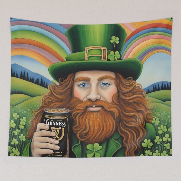 Item preview, Folk Art Leprechaun  designed and sold by Colin Bentham.