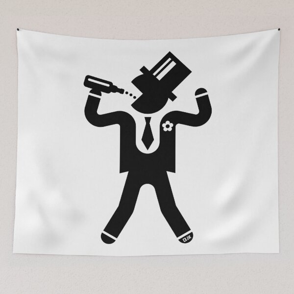 Item preview, Groom With 1 Beer (Stag Night / Bachelor Party / Icon / L / Black) designed and sold by MrFaulbaum.