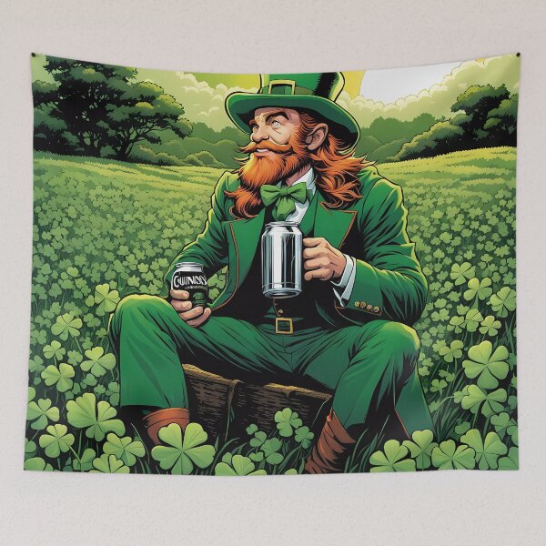 Item preview, Folk Art Leprechaun  designed and sold by Colin Bentham.