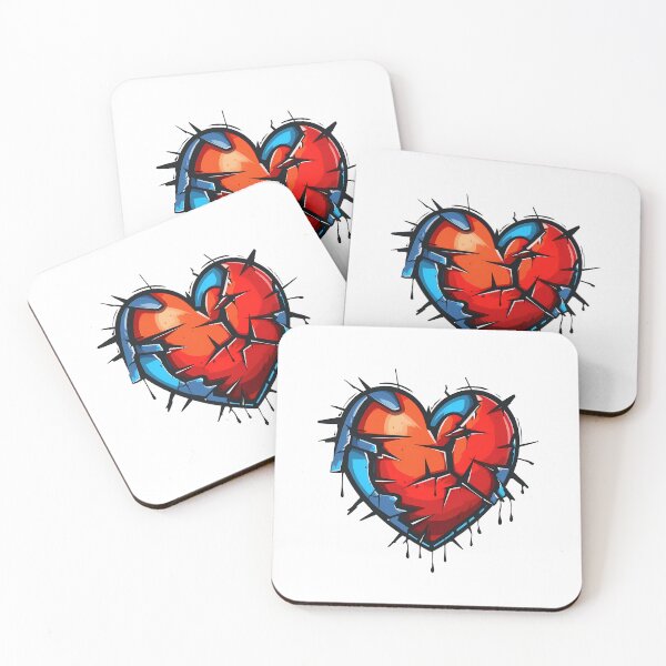 Item preview, broken heart designed and sold by ebialonestar.