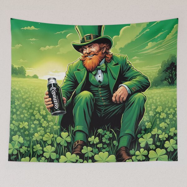 Item preview, Folk Art Leprechaun  designed and sold by Colin Bentham.