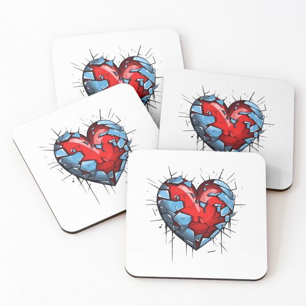Item preview, broken heart designed and sold by ebialonestar.
