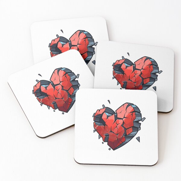 Item preview, broken heart designed and sold by ebialonestar.