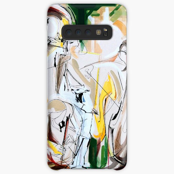 Expressive Musicians Playing Cello Flute Accordion Saxophone Drawing Samsung Galaxy Snap Case