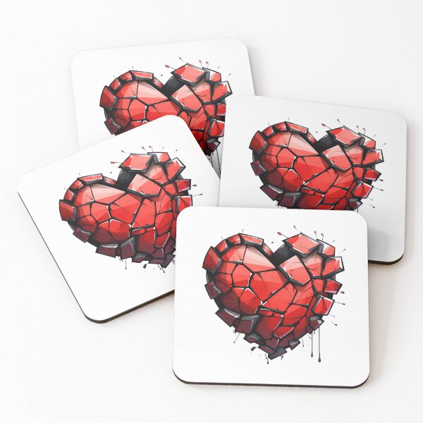 Item preview, broken heart designed and sold by ebialonestar.