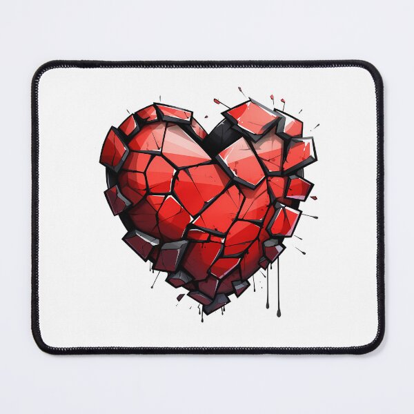 Item preview, broken heart designed and sold by ebialonestar.