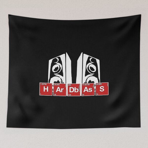 Item preview, Hardbass Hardstyle periodic table of elements PSE designed and sold by anziehend.