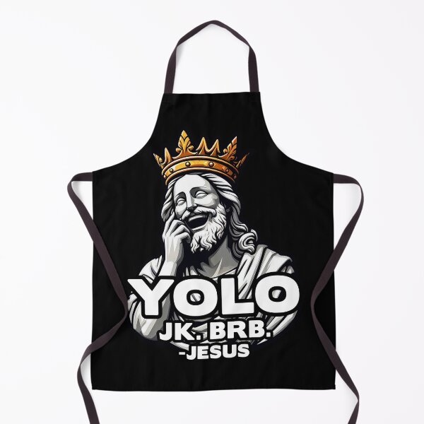 Item preview, YOLO JK BRB Jesus designed and sold by plushism.
