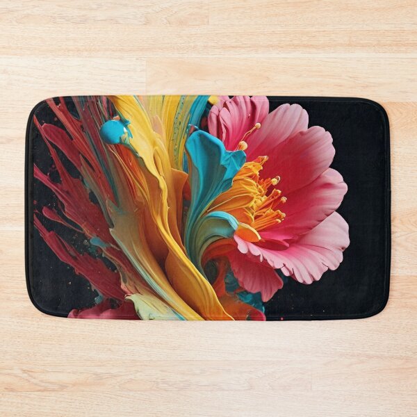 Item preview, Blooming with Color: Abstract Flower Painting designed and sold by gallofoto.