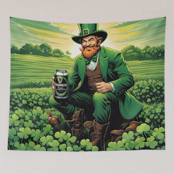 Item preview, Folk Art Leprechaun  designed and sold by Colin Bentham.