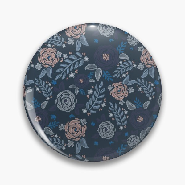 Item preview, Watercolor Roses, Dark Blue designed and sold by serafineaandd.