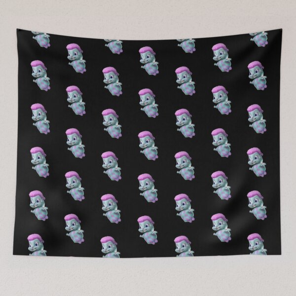Item preview, Bibble (Fairytopia) Blue and Pink Cartoon Character Printed Image designed and sold by Gatsbird Design.