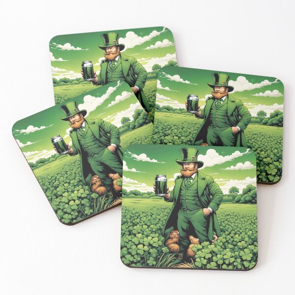 Item preview, Folk Art Leprechaun  designed and sold by Colin Bentham.