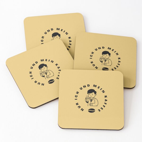 Item preview, Nur ich und mein Kaffee | Yellow Background designed and sold by RM-Journey.