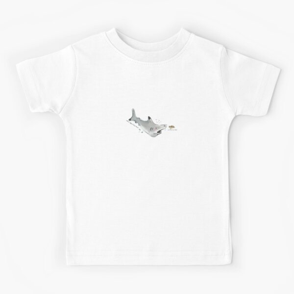 Cat & Jack Shark and Stingray T-Shirt Boys Gray Grey Size Fishing