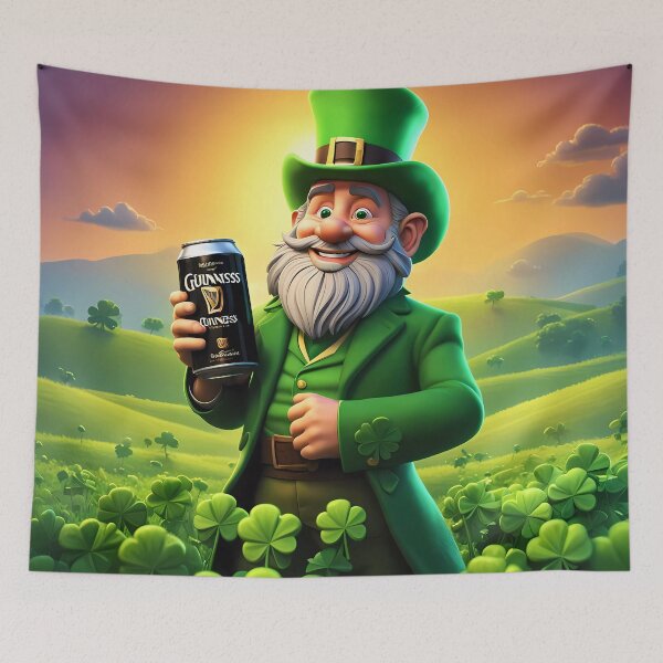 Item preview, Folk Art Leprechaun  designed and sold by Colin Bentham.
