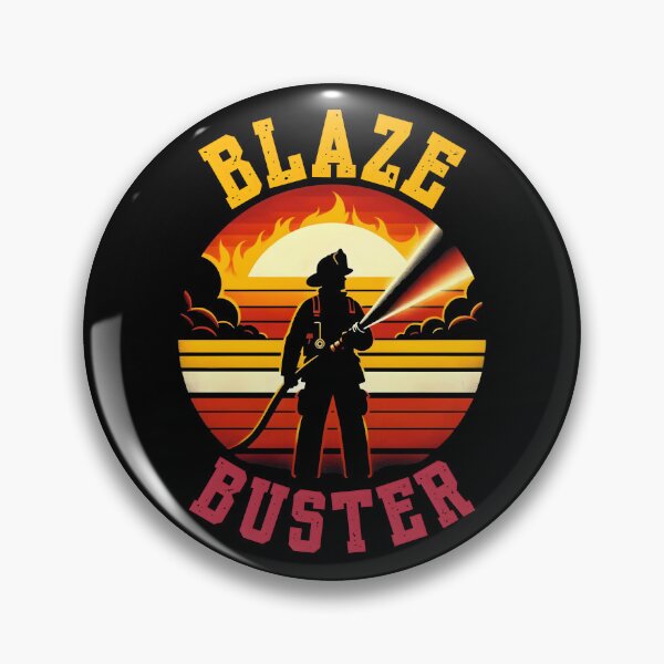 Item preview, Cool funny brave firefighter quote design. Blaze buster vintage firefighter heroic design. designed and sold by Unitepeople.