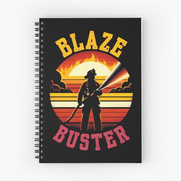 Item preview, Cool funny brave firefighter quote design. Blaze buster vintage firefighter heroic design. designed and sold by Unitepeople.