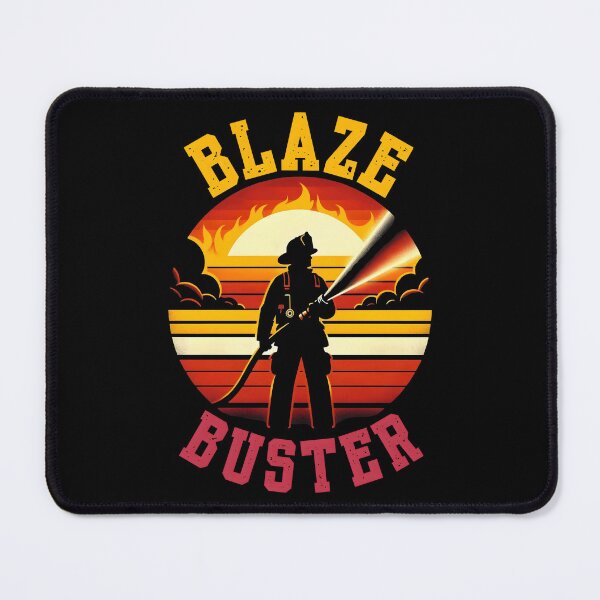 Item preview, Cool funny brave firefighter quote design. Blaze buster vintage firefighter heroic design. designed and sold by Unitepeople.
