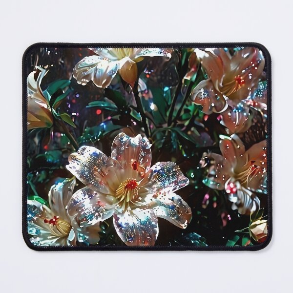 Item preview, Beautiful White Roses Pattern - Moonlit Blooms designed and sold by Creative.Shop.