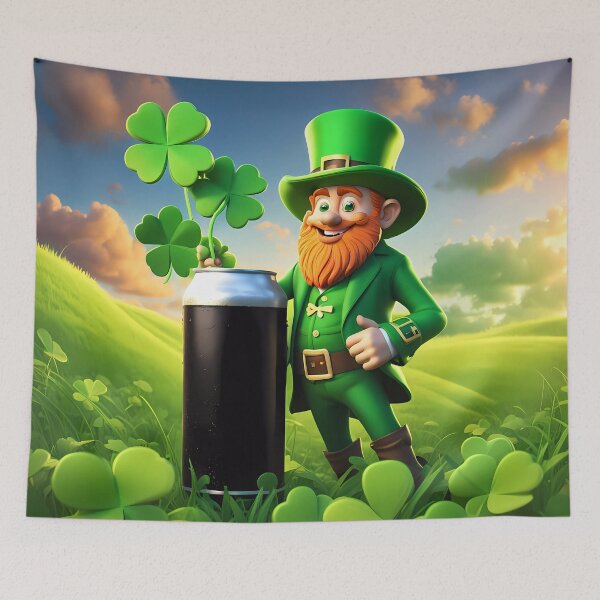 Item preview, Folk Art Leprechaun  designed and sold by Colin Bentham.