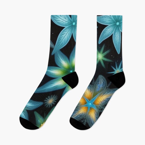 Item preview, RogerPattern - "Neon Bloom: Radiant Floral Explosion" designed and sold by RogerPattern.