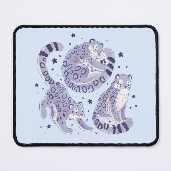 Item preview, Snow leopard cute art designed and sold by YaraCuteArt.