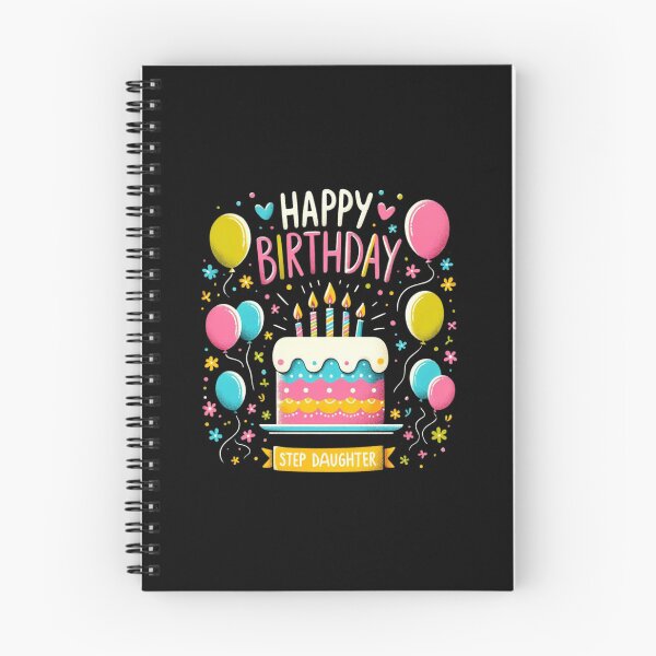 Item preview, Happy Birthday Step Daughter - Cheerful Celebration Image for Products designed and sold by Gatsbird Design.