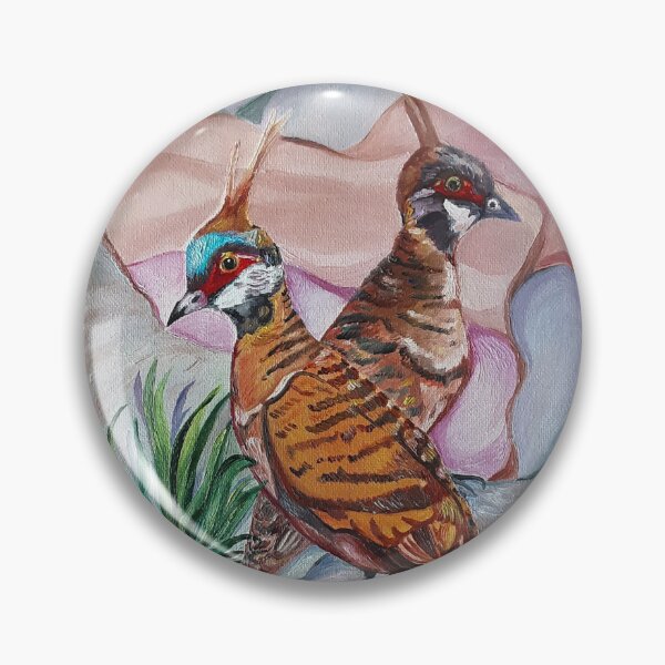 Item preview, Spinifex Pigeons (oil painitng) designed and sold by MariaSibireva.