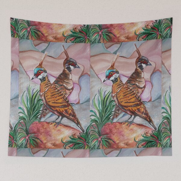 Item preview, Spinifex Pigeons (oil painitng) designed and sold by MariaSibireva.