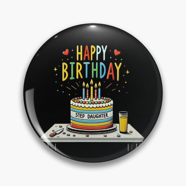 Item preview, Happy Birthday Step Daughter - Cheerful Celebration Image for Products designed and sold by Gatsbird Design.