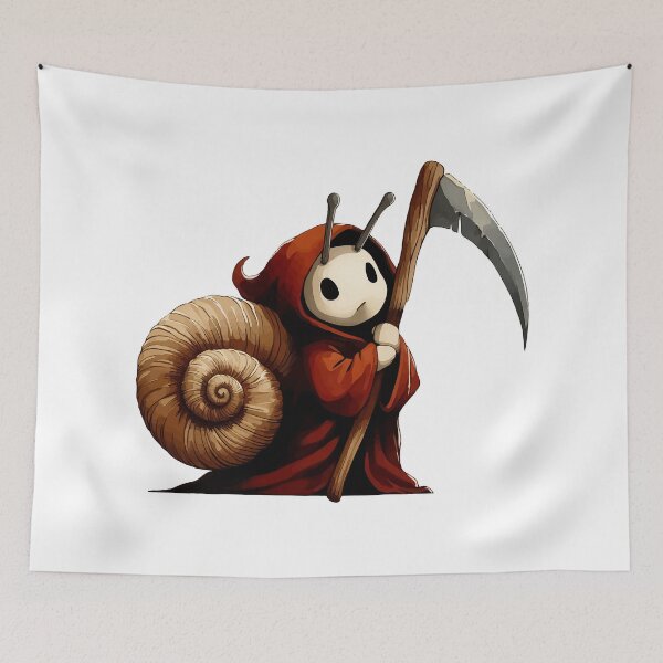 Item preview, Kawaii Death Snail Reaper designed and sold by TomFrontierArt.