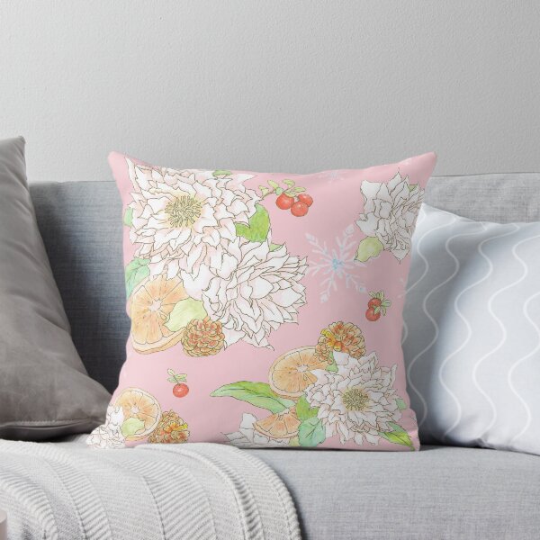 Item preview, Christmas Rose Pink designed and sold by hahaha-creative.