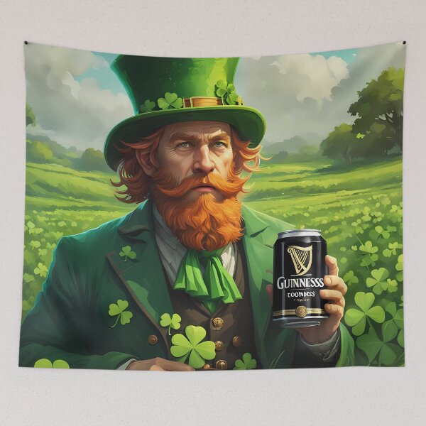 Item preview, Folk Art Leprechaun  designed and sold by Colin Bentham.