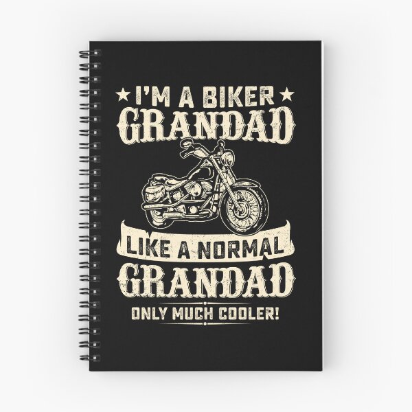Item preview, Biker Grandad Much Cooler Best Grandpa Ever Motorbike Dad designed and sold by azaelbay7.