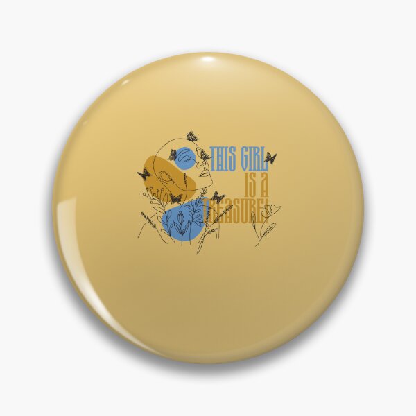 Item preview, This Girl is a Treasure! | Yellow Background designed and sold by RM-Journey.