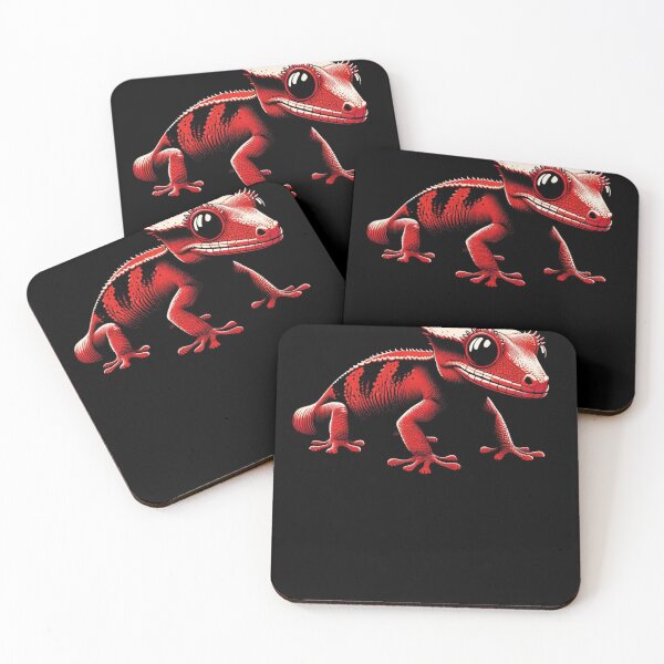 Item preview, Red Crested Gecko: Stunning Image for Products designed and sold by Gatsbird Design.