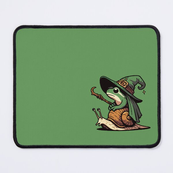 Item preview, Kawaii Witchy Frog Travel on Snail designed and sold by TomFrontierArt.
