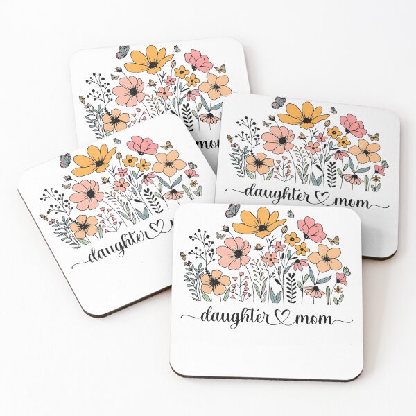 Item preview, Wildflower Daughter Love Mom designed and sold by BeebooDesign.